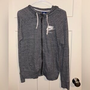 Nike Women’s Gray Zip-Up Hoodie